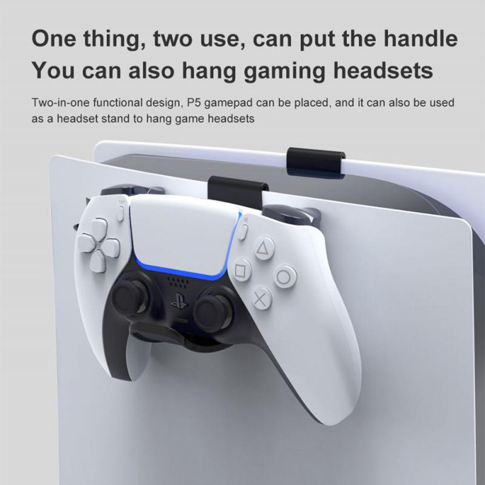 IPEGA PG-P5022 2Pcs Wall Mount Holder Bracket Hanger Storage Stand for PS5 Console Controller Headset Support IPEGA PG-P5022 2Pcs Wall Mount Holder Bracket Hanger Storage Stand for PS5 Console Controller Headset Support